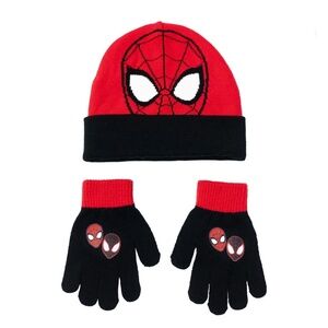 Spider-Man Reversible Beanie Hat and Glove Set
